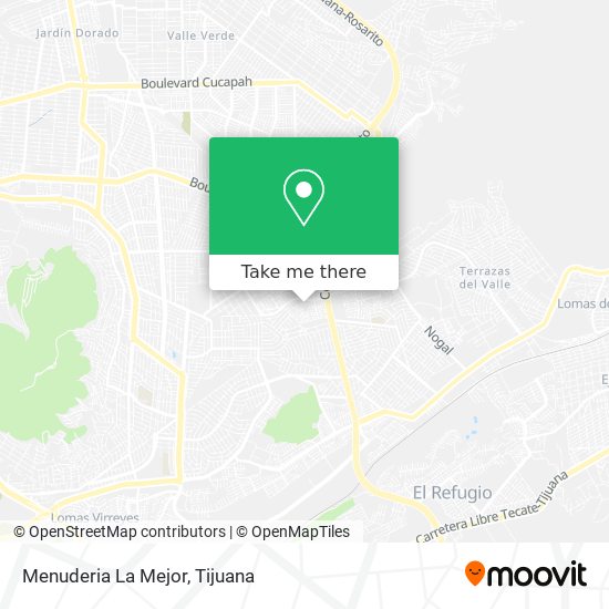 Menuderia La Mejor map