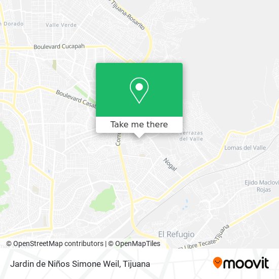 Jardin de Niños Simone Weil map