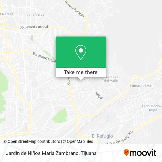 Jardin de Niños Maria Zambrano map