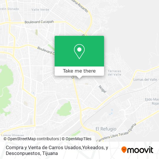 Compra y Venta de Carros Usados,Yokeados, y Desconpuestos map