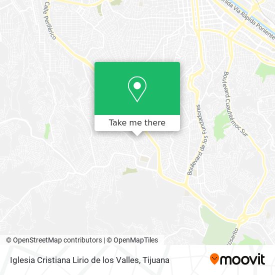 Mapa de Iglesia Cristiana Lirio de los Valles