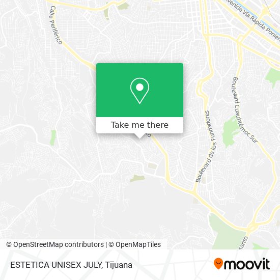 ESTETICA UNISEX JULY map