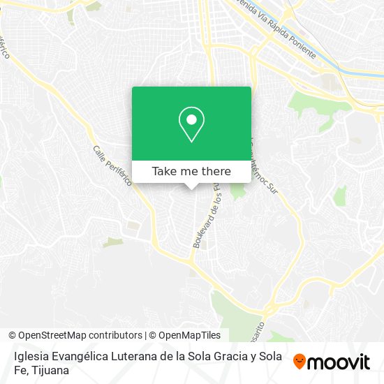 Iglesia Evangélica Luterana de la Sola Gracia y Sola Fe map