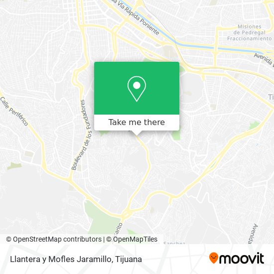 Llantera y Mofles Jaramillo map