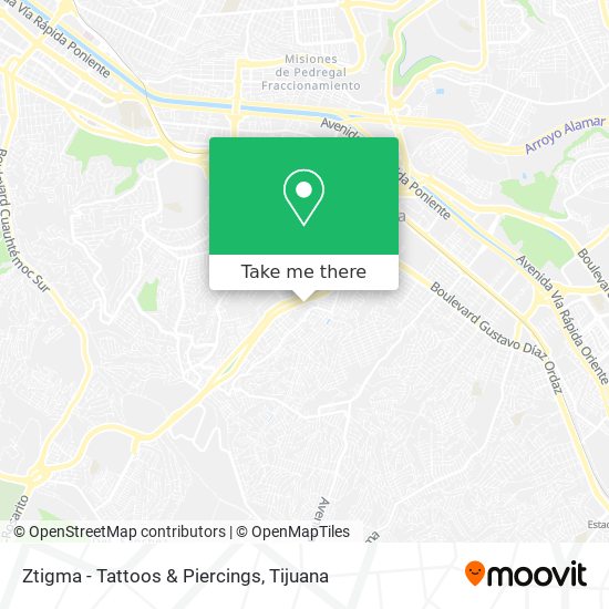 Ztigma - Tattoos & Piercings map