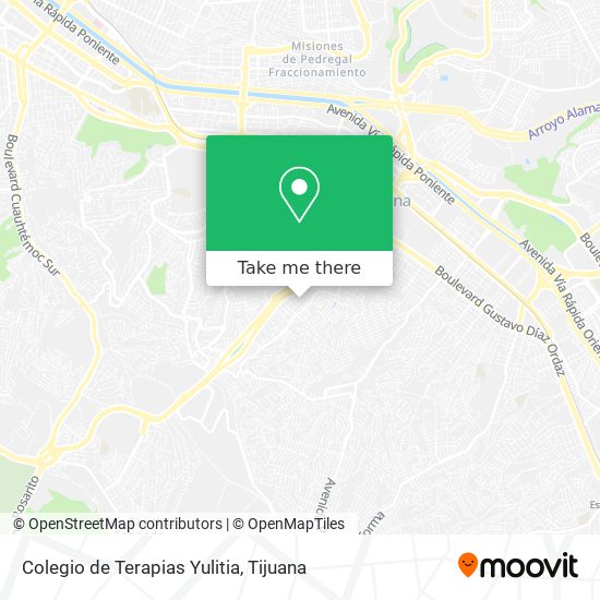 Colegio de Terapias Yulitia map