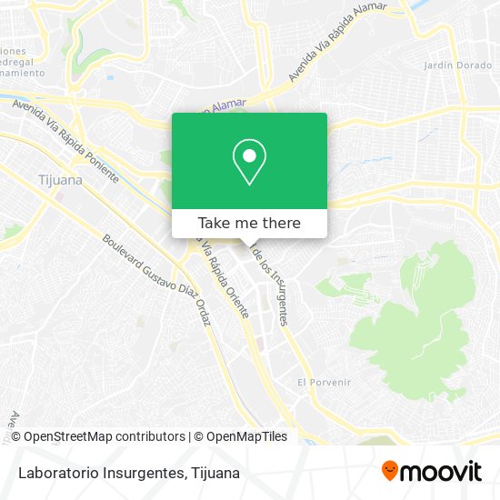 Mapa de Laboratorio Insurgentes