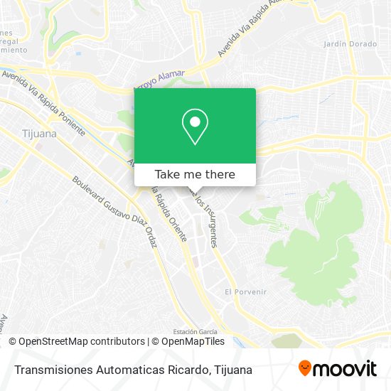 Transmisiones Automaticas Ricardo map