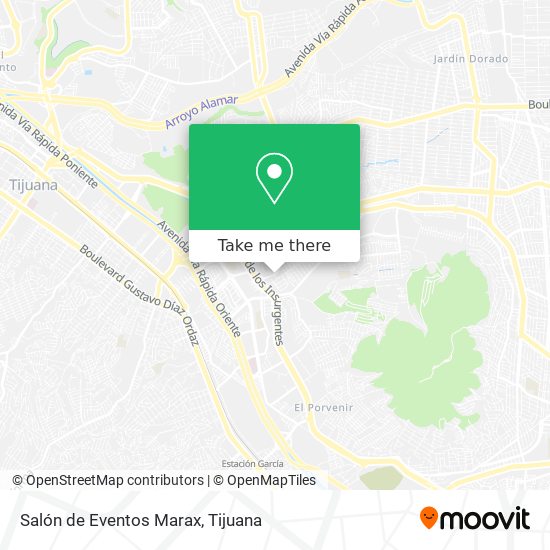 Salón de Eventos Marax map