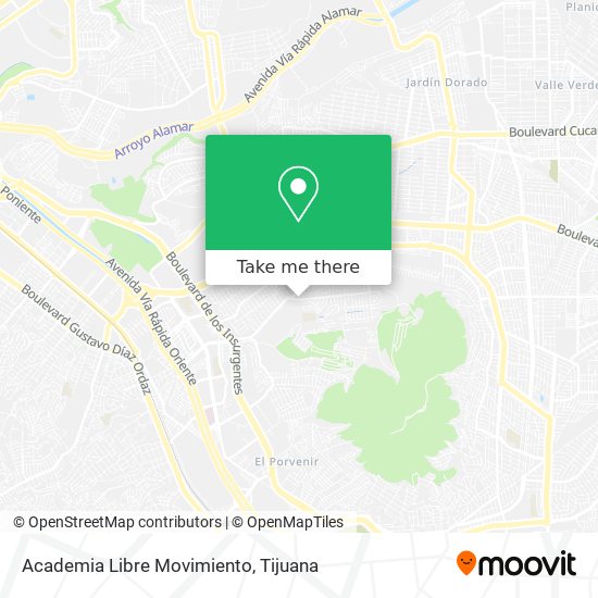 Academia Libre Movimiento map