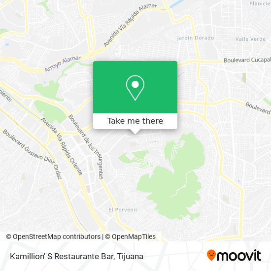 Kamillion' S Restaurante Bar map