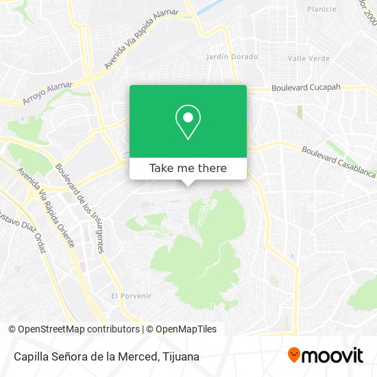 Capilla Señora de la Merced map