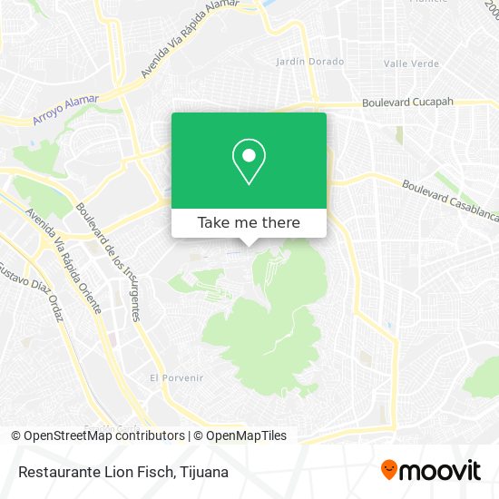 Restaurante Lion Fisch map