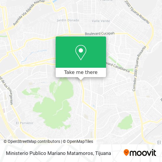 Ministerio Publico Mariano Matamoros map