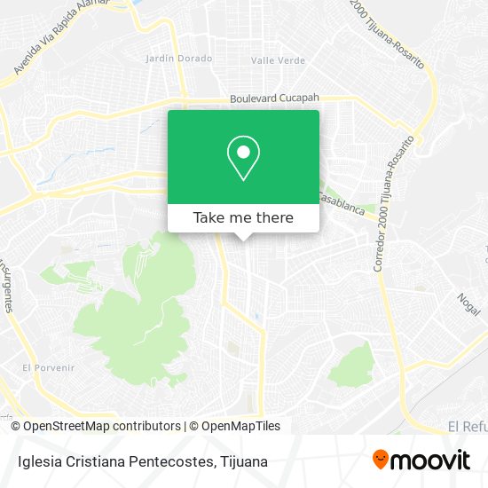 Iglesia Cristiana Pentecostes map