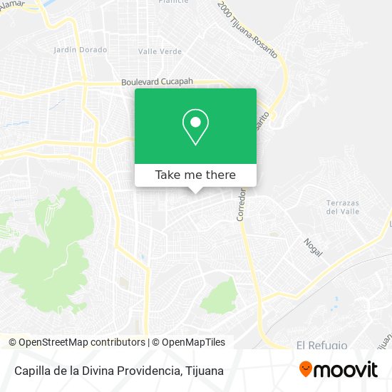 Mapa de Capilla de la Divina Providencia