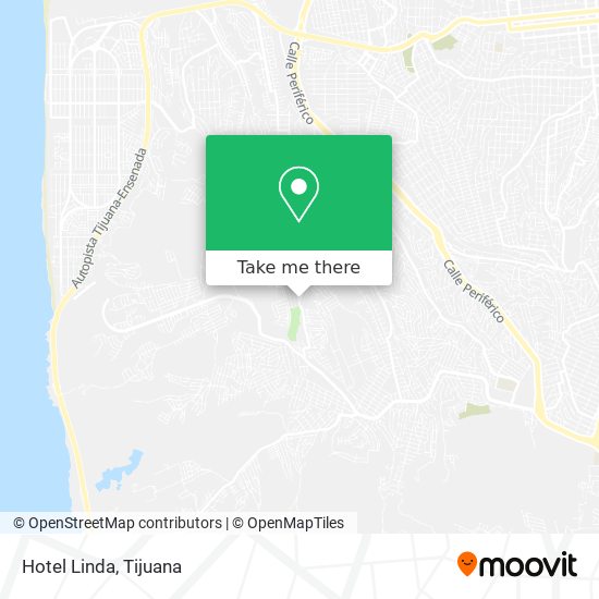 Hotel Linda map