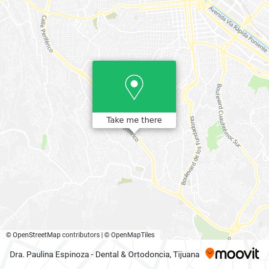 Dra. Paulina Espinoza - Dental & Ortodoncia map