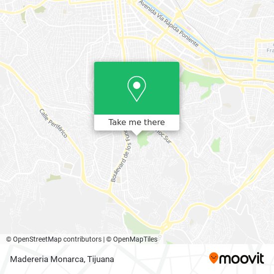 Mapa de Madereria Monarca