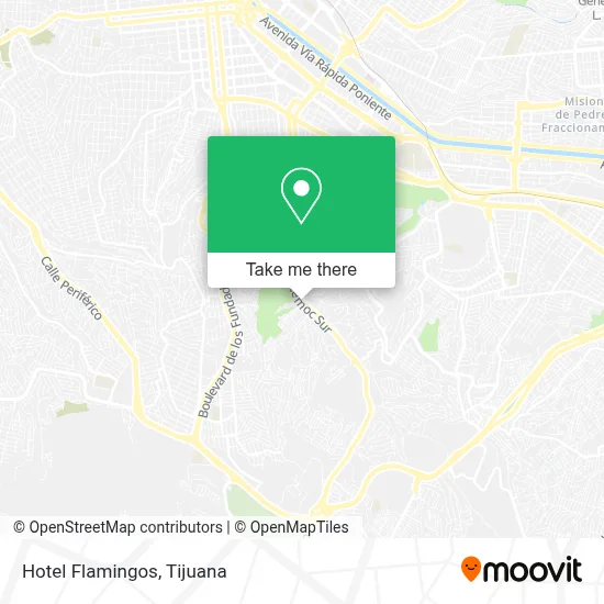 Hotel Flamingos map