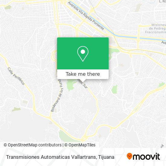 Transmisiones Automaticas Vallartrans map