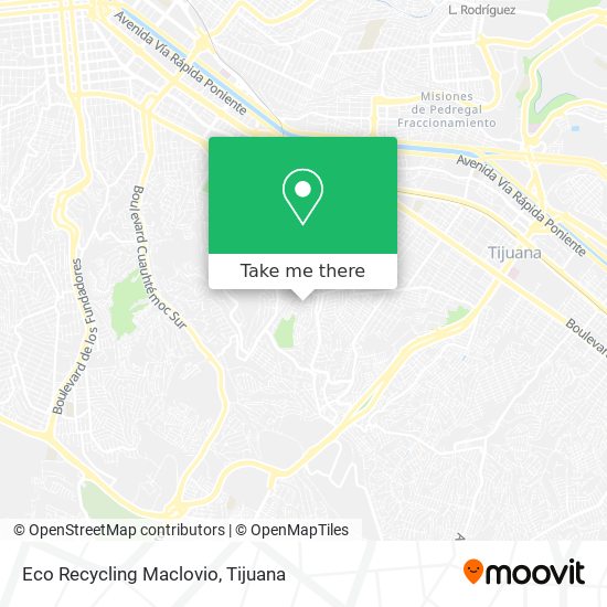 Eco Recycling Maclovio map