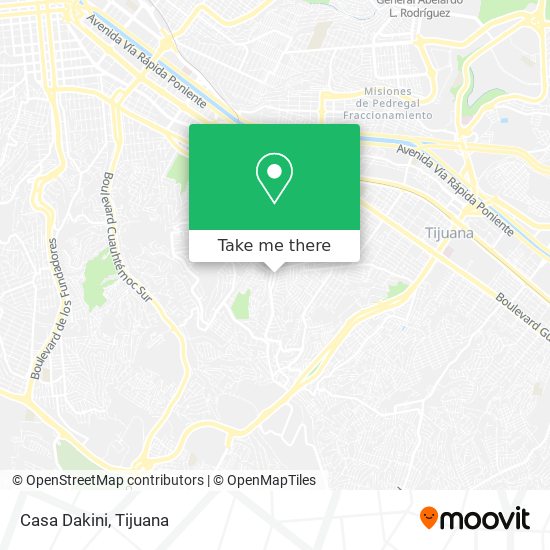 Mapa de Casa Dakini