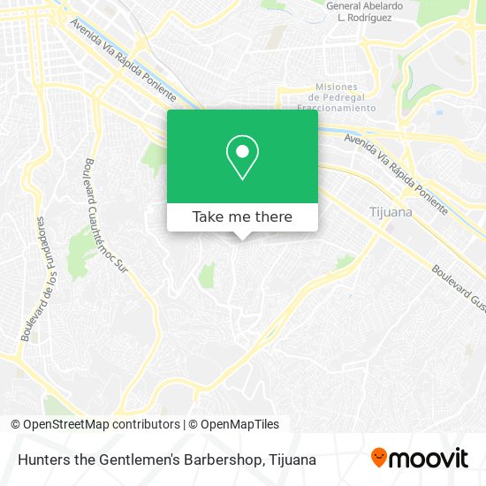 Mapa de Hunters the Gentlemen's Barbershop