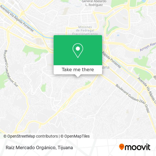 Raíz Mercado Orgánico map