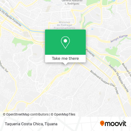 Taqueria Costa Chica map