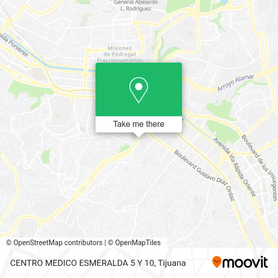 CENTRO MEDICO ESMERALDA 5 Y 10 map