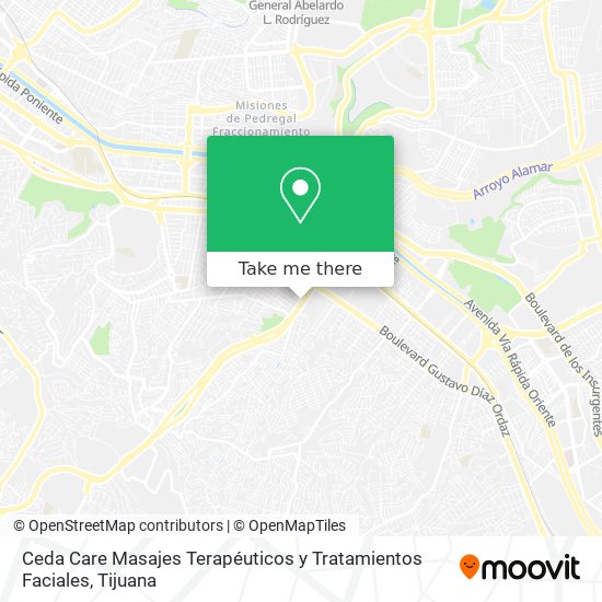 Ceda Care Masajes Terapéuticos y Tratamientos Faciales map