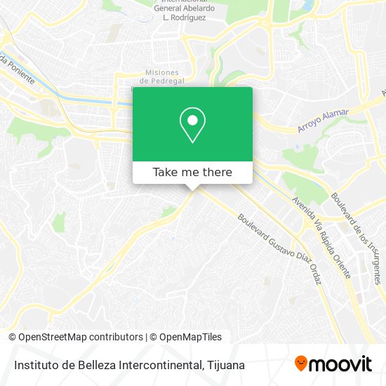 Mapa de Instituto de Belleza Intercontinental