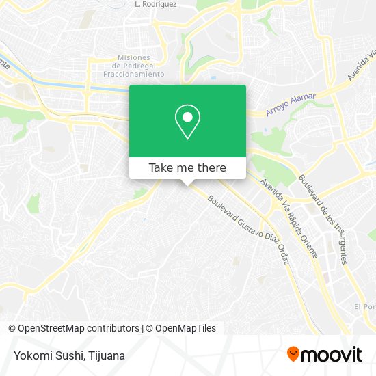 Yokomi Sushi map