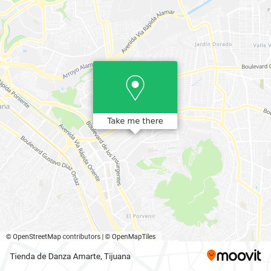 Tienda de Danza Amarte map