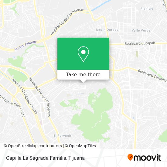 Mapa de Capilla La Sagrada Familia