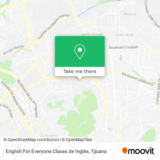 English For Everyone Clases de Inglés map