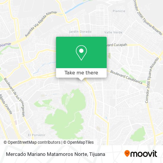 Mercado Mariano Matamoros Norte map