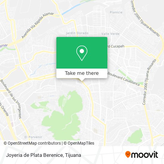 Joyeria de Plata Berenice map