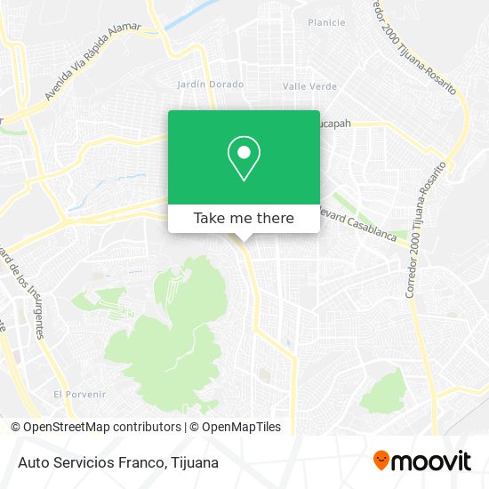 Auto Servicios Franco map