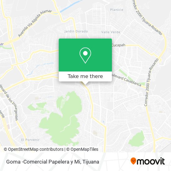 Goma -Comercial Papelera y Mi map