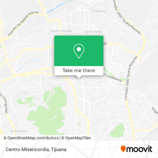 Mapa de Centro Misericordia
