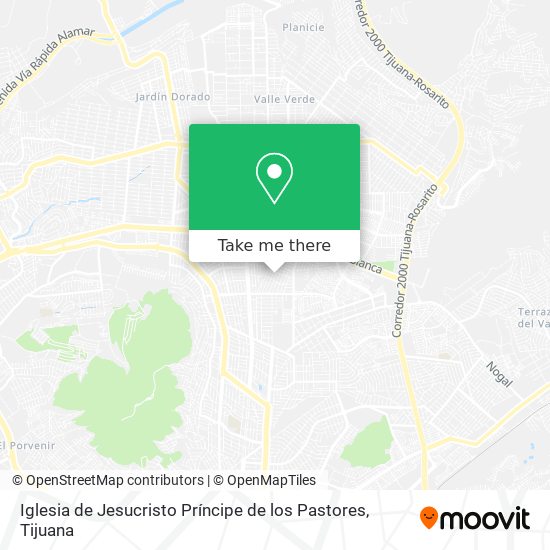 Iglesia de Jesucristo Príncipe de los Pastores map
