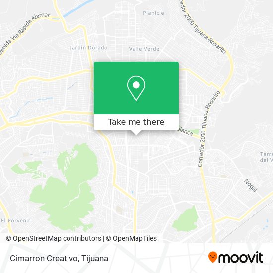 Mapa de Cimarron Creativo