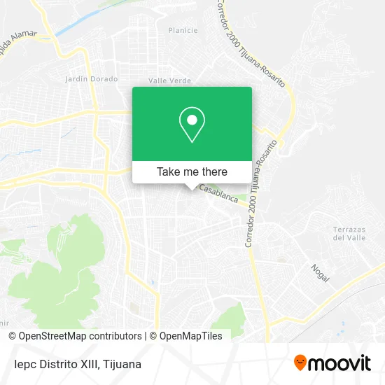 Iepc Distrito XIII map