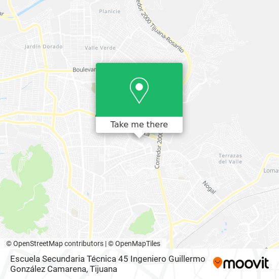 Escuela Secundaria Técnica 45 Ingeniero Guillermo González Camarena map