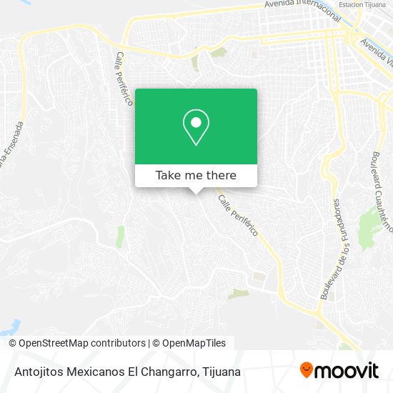 Antojitos Mexicanos El Changarro map