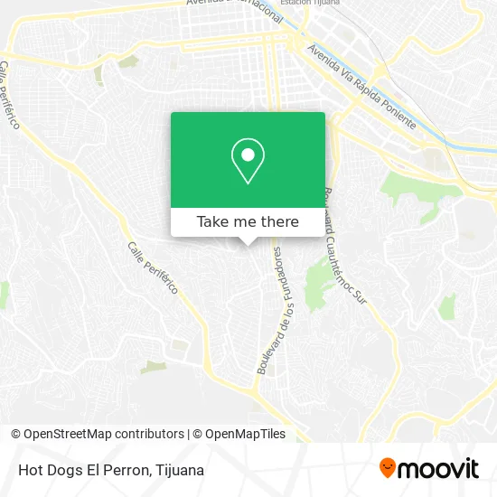 Hot Dogs El Perron map