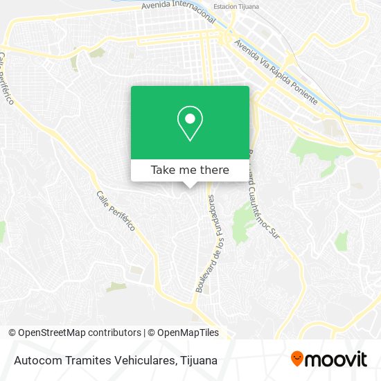 Autocom Tramites Vehiculares map
