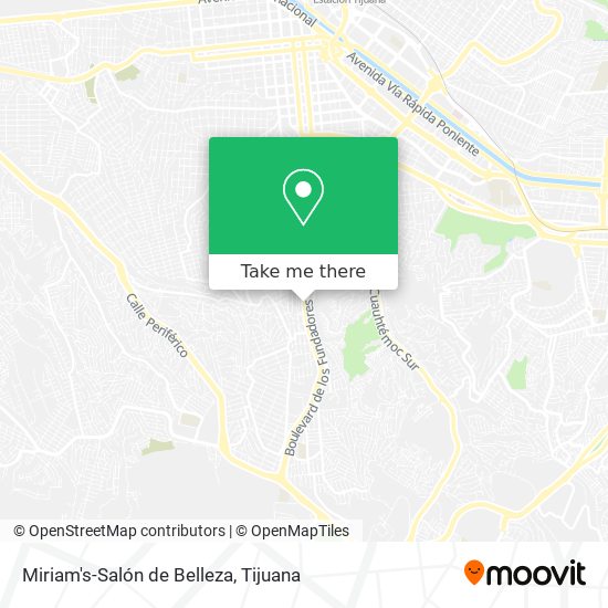 Mapa de Miriam's-Salón de Belleza